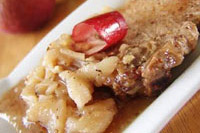 Apple pork chops