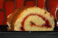 Apple jelly roll cake