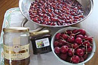 Confiture de cerise au miel