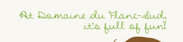 At Domaine du Flanc Sud, it's full of fun!